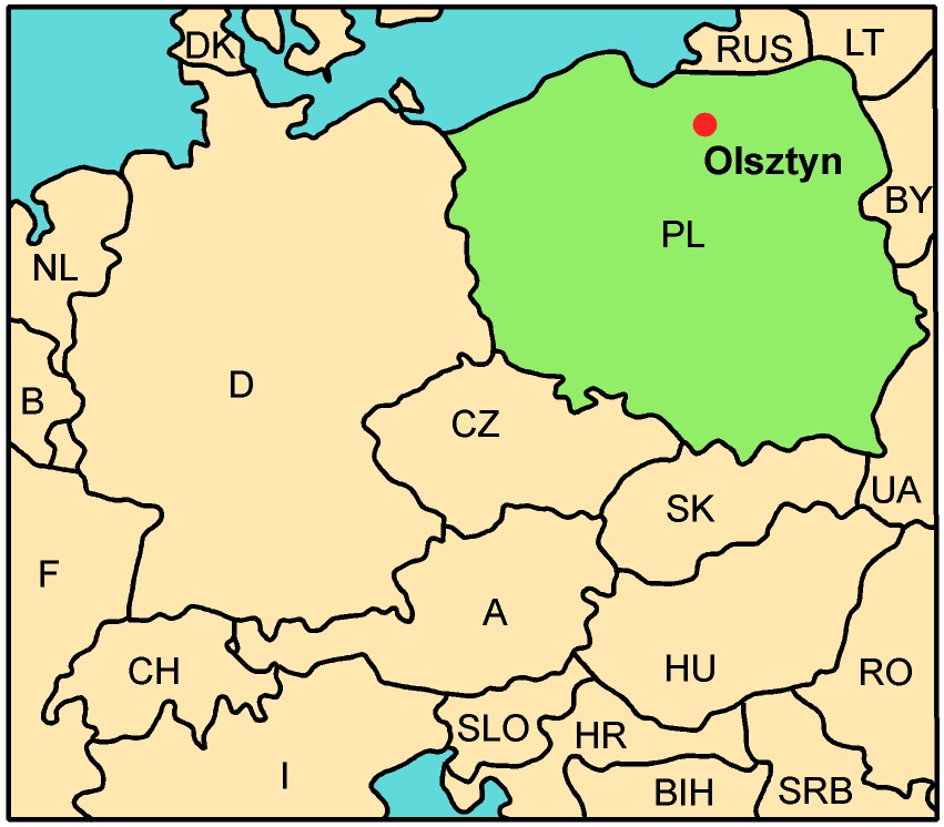 Map of Poland 2024